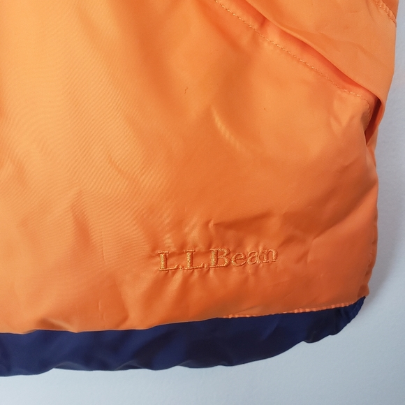 LL Bean Goose down puffer vest Reversible Sz S - Picture 11 of 14
